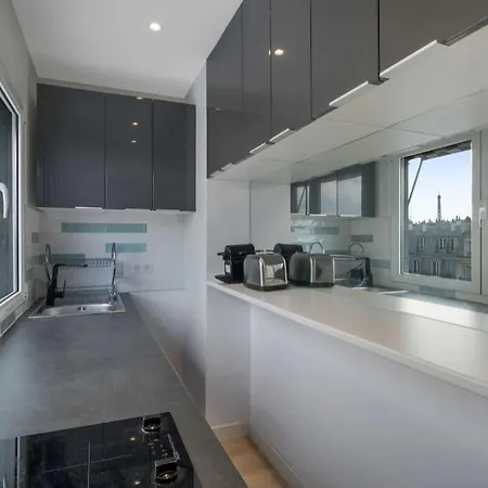 1 Bedroom#haussmann#amazing View#effeiltower#ac アパート